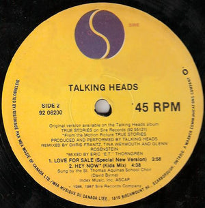 Talking Heads - Love For Sale 1987 - Quarantunes