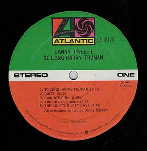 Danny O'Keefe - So Long Harry Truman 1975 - Quarantunes
