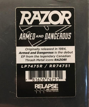 Razor - Armed And Dangerous 2021 - Quarantunes
