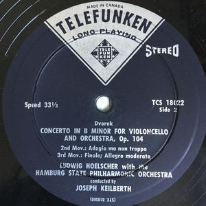 Dvořák|Ludwig Hoelscher|Hamburg State Philharmonic Orchestra|Joseph Keilberth - 'Cello Concerto B Minor - Quarantunes