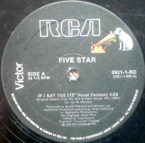 Five Star - If I Say Yes - 1986 - Quarantunes