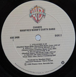 Manfred Mann's Earth Band - Chance 1981 - Quarantunes