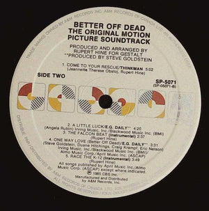 Various - Better Off Dead - Original A&M Soundtrack - 1985 - Quarantunes