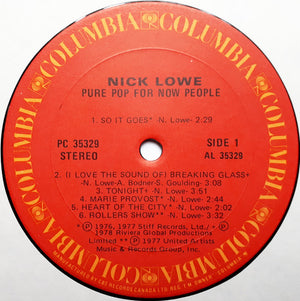 Nick Lowe - Pure Pop For Now People