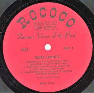 Tiana Lemnitz - Tiana Lemnitz - 1959 - Quarantunes