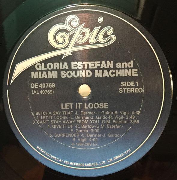 Gloria Estefan And Miami Sound Machine - Let It Loose 1987 - Quarantunes
