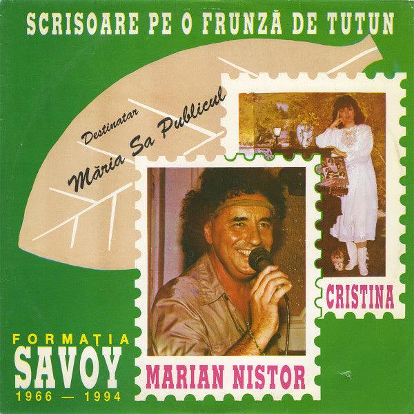 Savoy - Scrisoare Pe O Frunză De Tutun - 1994 - Quarantunes