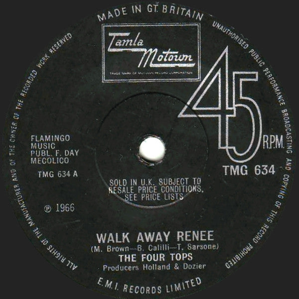 Four Tops - Walk Away Renee