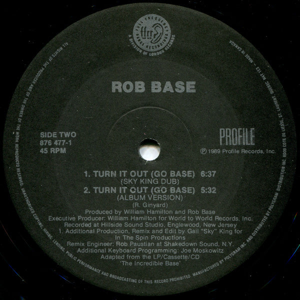 Rob Base - Turn It Out (Go Base)