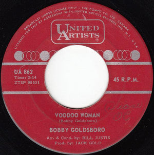 Bobby Goldsboro - Voodoo Woman / It Breaks My Heart 1965 - Quarantunes