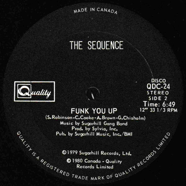 The Sequence - Funk You Up
