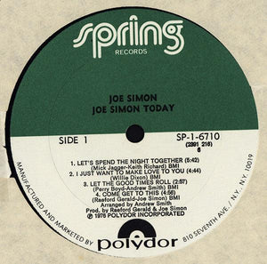 Joe Simon - Today 1976 - Quarantunes
