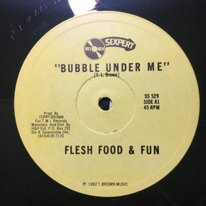 Cynthia Delfenia|Flesh Food & Fun - Experience Lover / Bubble Under Me (12") 1982 - Quarantunes