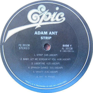 Adam Ant - Strip 1983 - Quarantunes