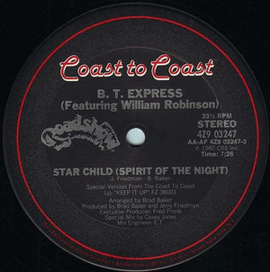 B.T. Express - Star Child (Spirit Of The Night) / This Must Be The Night For Love - Quarantunes