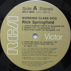 Rick Springfield - Working Class Dog 1981 - Quarantunes