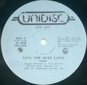 Ann Joy - Love Now Hurt Later - Quarantunes