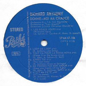 Richard Anthony - Donne-moi Ma Chance 1963 - Quarantunes