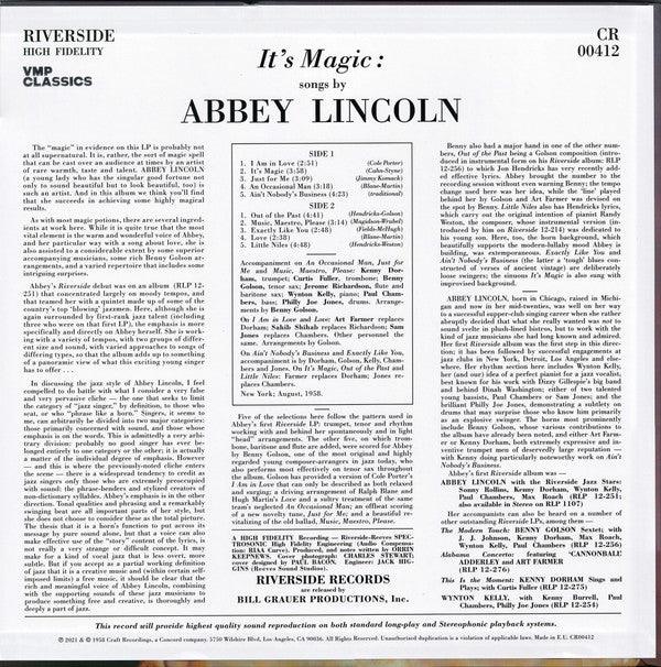 Abbey Lincoln - It's Magic - 2021 - Quarantunes