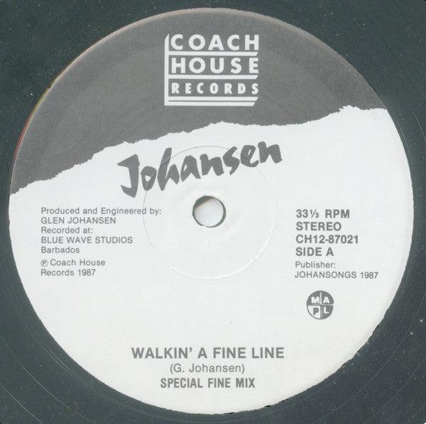 Johansen - Walkin' A Fine Line (12") 1987 - Quarantunes