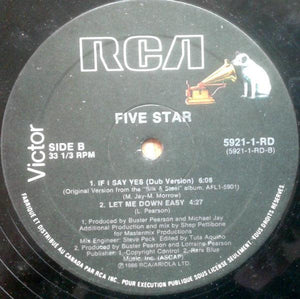 Five Star - If I Say Yes - 1986 - Quarantunes