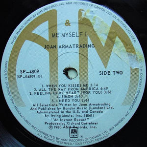 Joan Armatrading - Me Myself I 1980 - Quarantunes