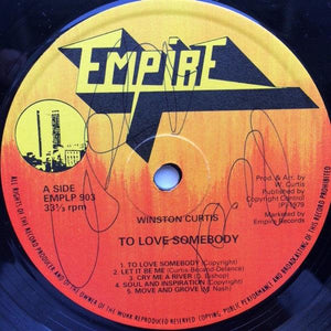 Winston Curtis - To Love Somebody 1979 - Quarantunes