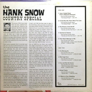 Hank Snow - The Hank Snow Country Special Highlighter Album 1963 - Quarantunes