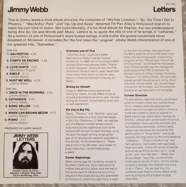 Jimmy Webb - Letters 1972 - Quarantunes