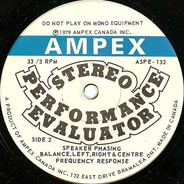 No Artist - Ampex Stereo Performance Evaluator 1979 - Quarantunes