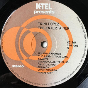 Trini Lopez - The Entertainer - 1981 - Quarantunes