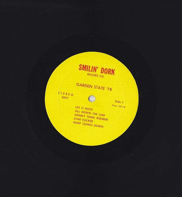 The Rolling Stones - Garden State 78 - 1980 – Press Vinyl Cafe