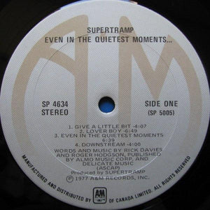 Supertramp - Even In The Quietest Moments... - Quarantunes