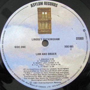 Lindsey Buckingham - Law And Order - 1981 - Quarantunes