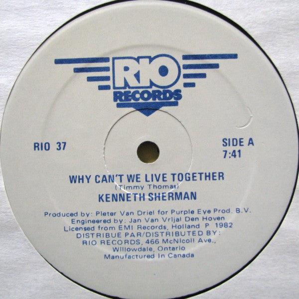 Kenneth Sherman - Why Can't We Live Together / Just Dance - 1982 - Quarantunes