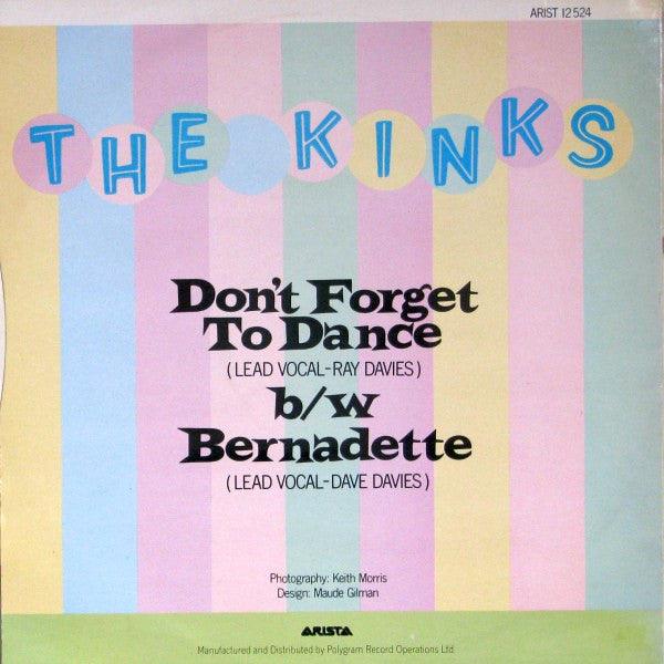 The Kinks - Don't Forget To Dance (12") 1983 - Quarantunes