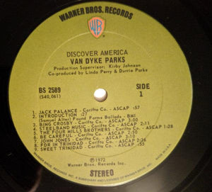 Van Dyke Parks - Discover America - Quarantunes