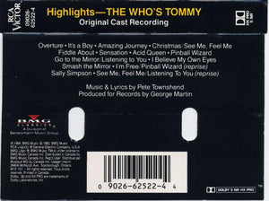 Various - The Who's Tommy - Original Cast Recording Highlights - Quarantunes