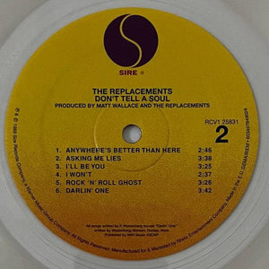 The Replacements - Don't Tell A Soul (ltd, clear) 2020 - Quarantunes