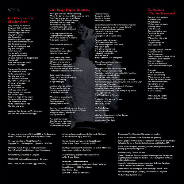 Art Bergmann - Late Stage Empire Dementia
