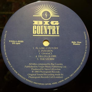 Big Country - The Crossing (Embossed) 1983 - Quarantunes