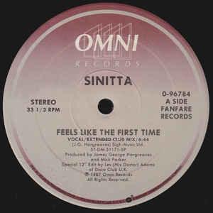 Sinitta - Feels Like The First Time 1987 - Quarantunes