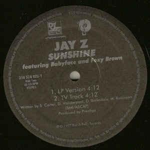 Jay Z featuring Babyface and Foxy Brown - Sunshine 1997 - Quarantunes