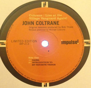 John Coltrane - Live At The Village Vanguard Again! (impulse) - Quarantunes