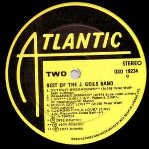 The J. Geils Band - Best Of The J. Geils Band 1979 - Quarantunes