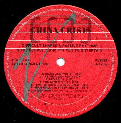 China Crisis - Difficult Shapes & Passive Rhythms - Some People Think It's Fun To Entertain - Quarantunes