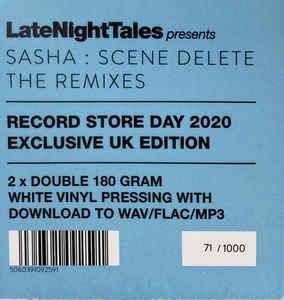 Sasha - Scene Delete: The Remixes 2020 - Quarantunes