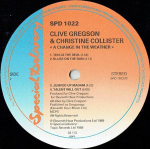 Clive Gregson & Christine Collister* - A Change In The Weather 1989 - Quarantunes