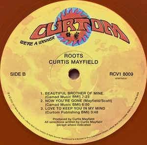 Curtis Mayfield - Roots (orange vinyl) 2021 - Quarantunes