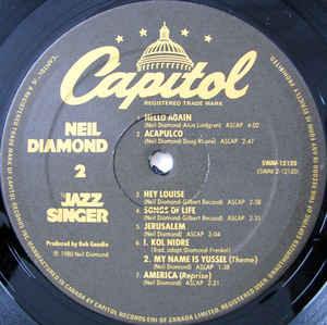 Neil Diamond - The Jazz Singer (Original Songs From The Motion Picture) 1980 - Quarantunes
